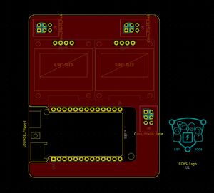 LCA2021 swag badge PCB 2020-09-30